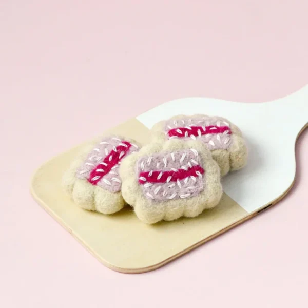 Felt Iced Vovo Biscuits (Set of 3)