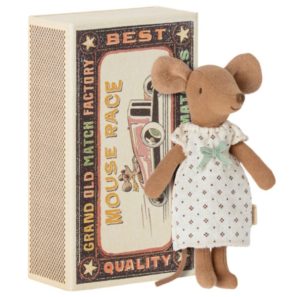 Maileg - Mouse Big Sister Brown in box