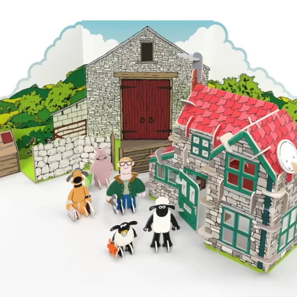 PlayPress Toys - Shaun the Sheep pop out playset