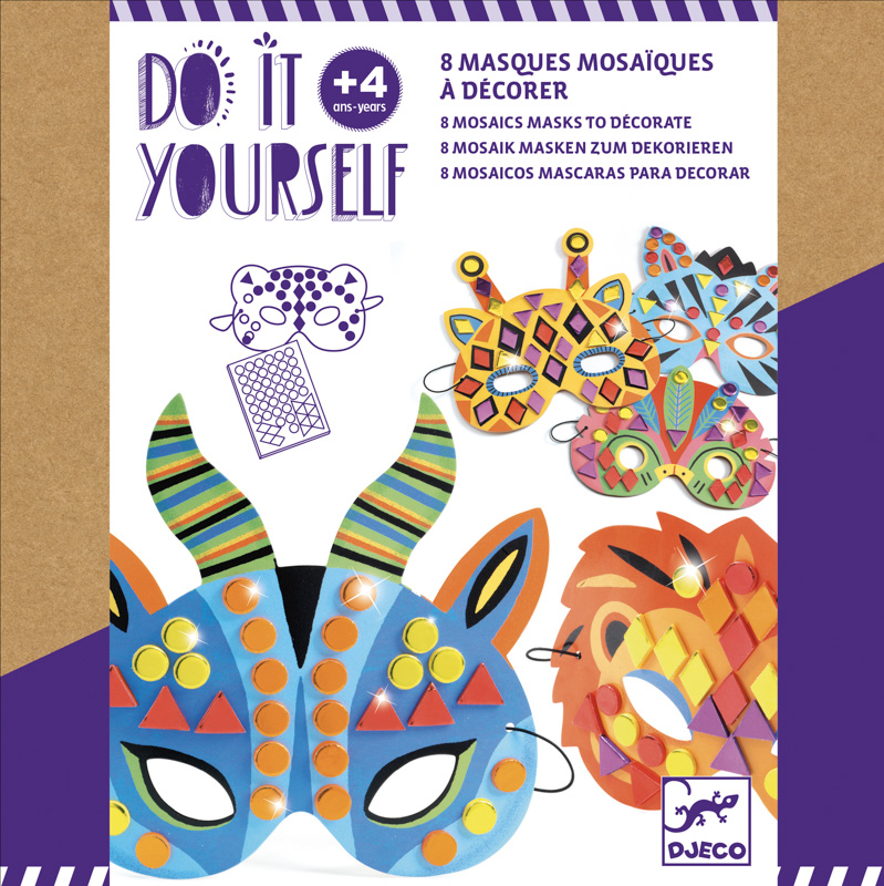 Djeco Do it yourself masks great for birthday party