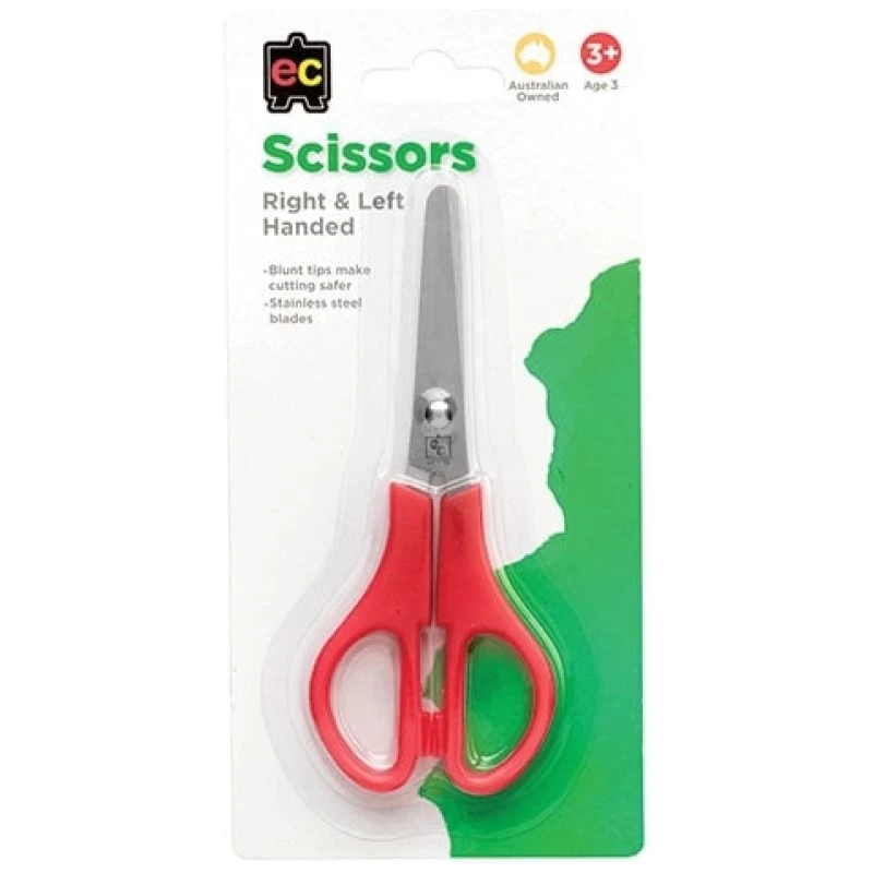 Educational Colours - Stainless Steel Scissors 130mm:Left and Right Hand