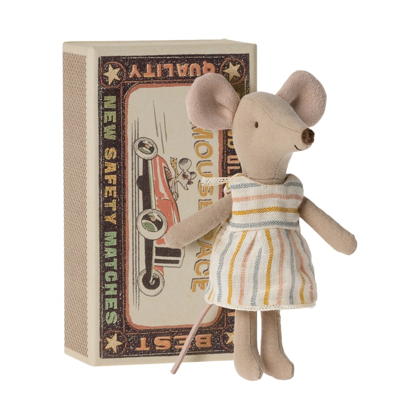 Maileg - Big Sister Mouse in Matchbox