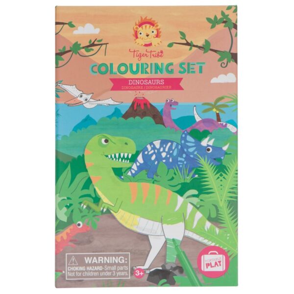 Tiger Tribe - Colouring Set - Dinosaurs