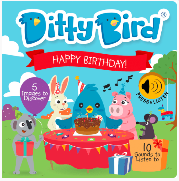 Ditty Bird - Happy Birthday Board Book