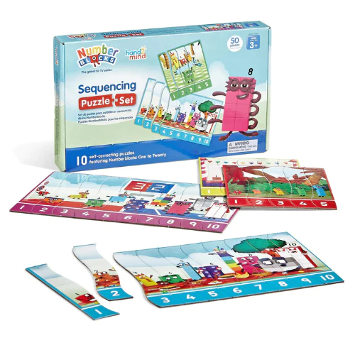 Hand2Mind - Numberblocks Sequencing Puzzle Set