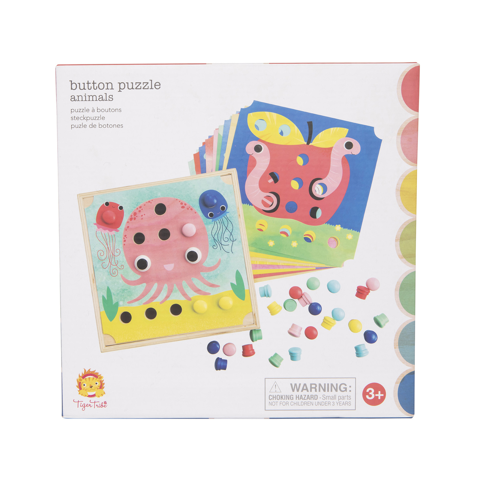 Tiger Tribe - Button Puzzle - Animals