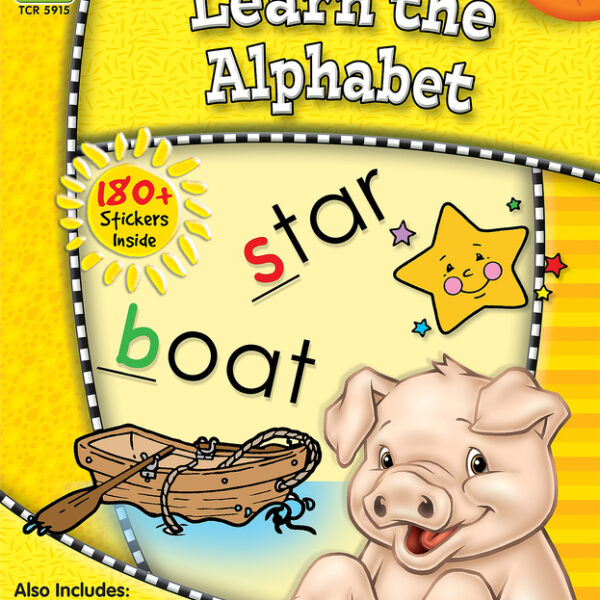 TCR - Learn the Alphabet Ready Set Learn Book -Grade PreK-K