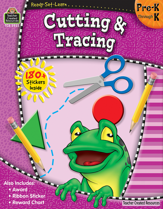 TCR - Cutting & Tracing Ready Set Learn Book -Grade PreK-K