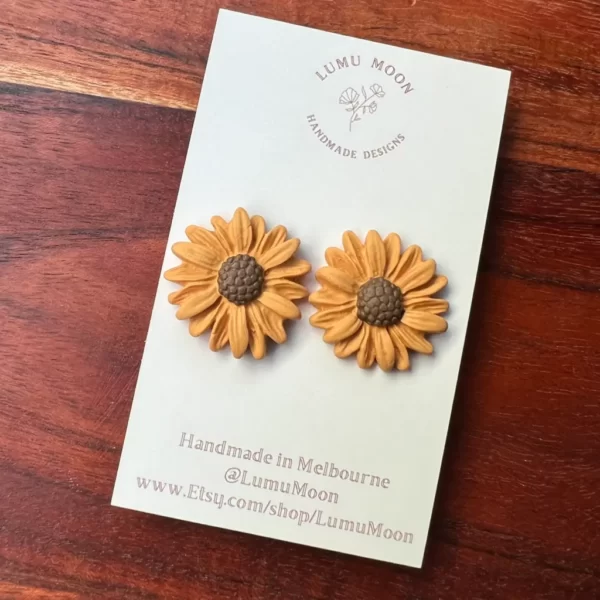 Lumu Moon - Sunflower Sessions - Statement Studs