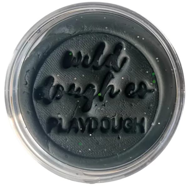 Wild Dough - Galaxy Black Playdough - Glitter