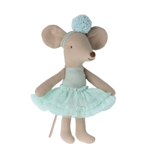 Maileg - Ballerina Mouse Little Sister Light Mint