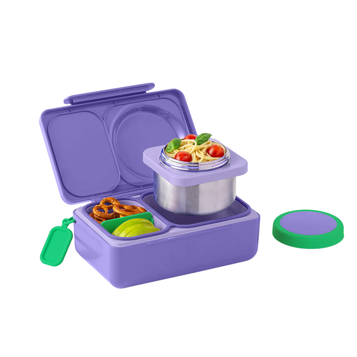 Omiebox Up Hot & Cold Lunch Box - Galaxy Purple