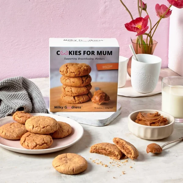 Milky Goodness - Biscoff Lactation Cookies (Dairy Free)