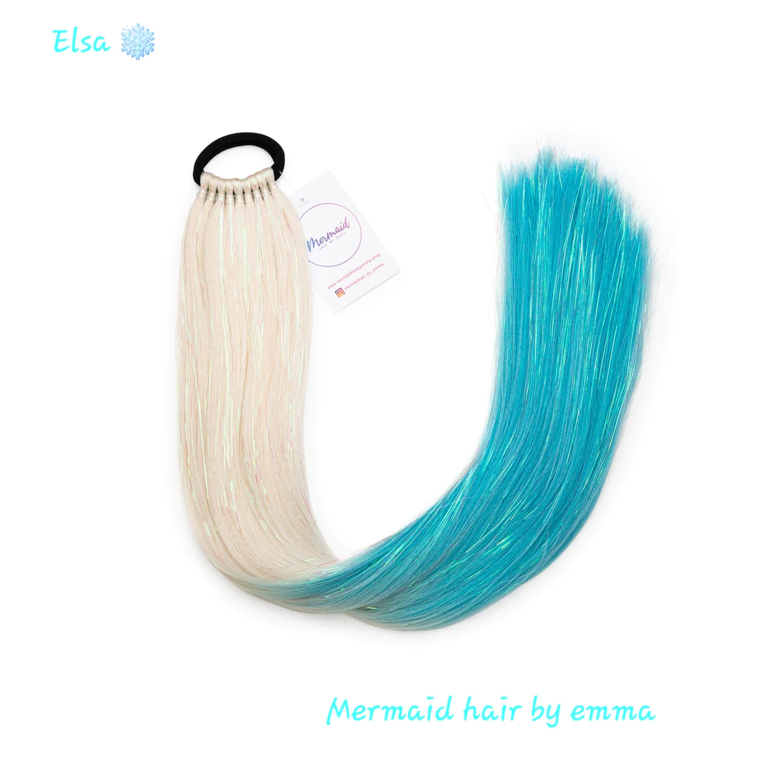Mermaid Hair by Emma - Elsa with Tinsel