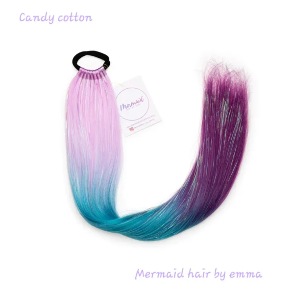 Mermaid Hair by Emma - Candy Cotton with Tinsel