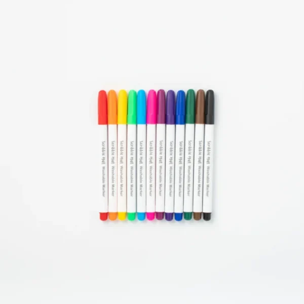 Scribble Mat - 12 Washable Pens