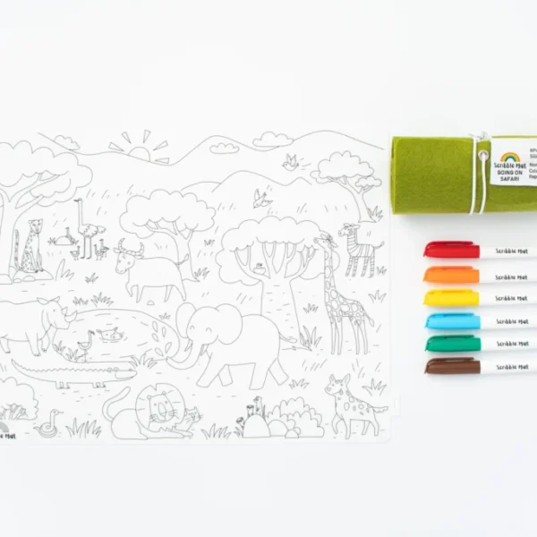 Scribble Mat - Going on Safari