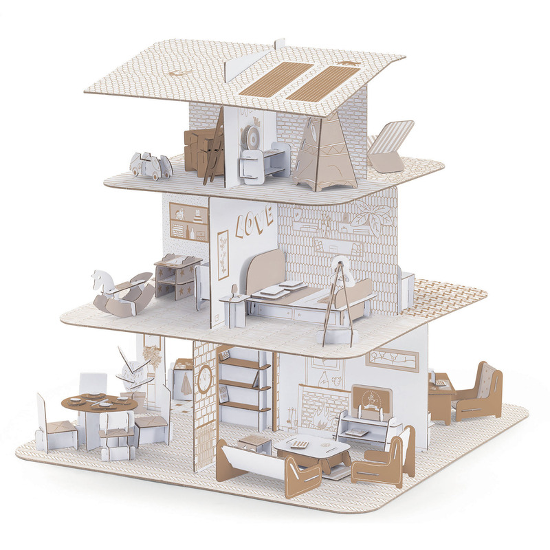 Djeco - Cut Out Doll House