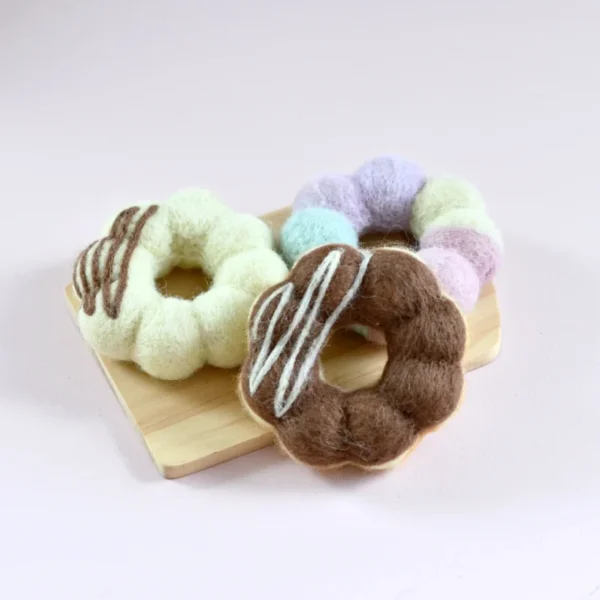Tara Treasures - Felt Pon De Ring Mochi Donuts (Set of 3)