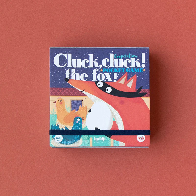 Londji Cooperative Pocket Game- Cluck Cluck The Fox!