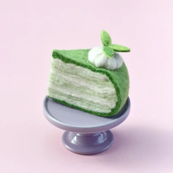 Tara Treasures - Felt Key Lime Cake Slice