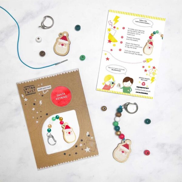 Cotton Twist - Make Your Own Santa Claus Keyring