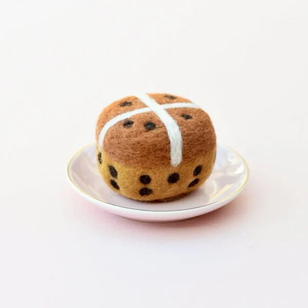 Tara Treasures - Felt Hot Cross Bun