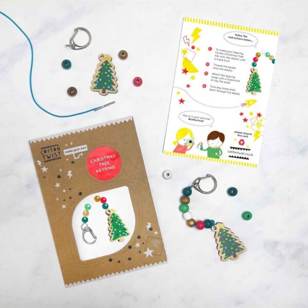 Cotton Twist - Make Your Own Christmas Tree Keyring