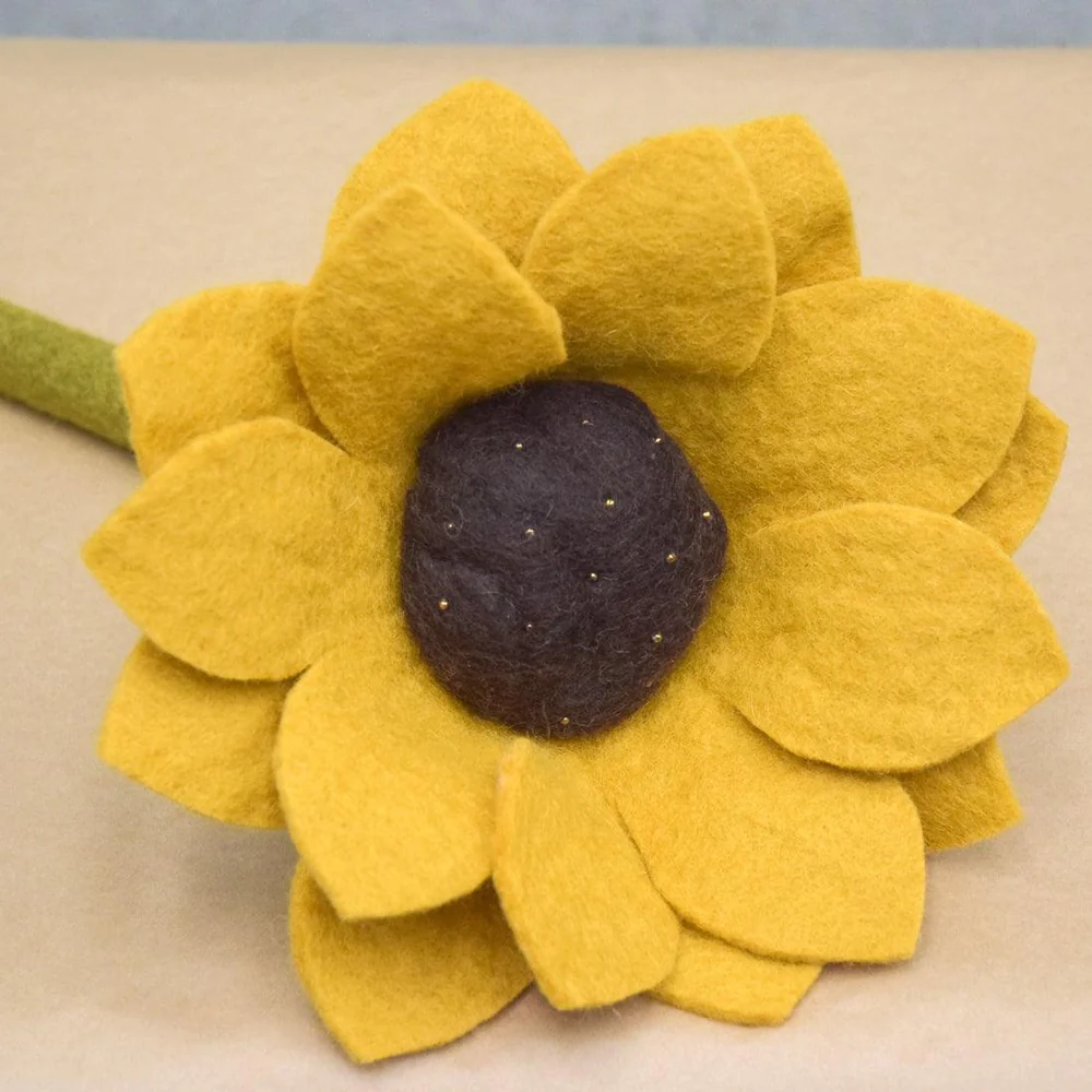 Tara Treasures - Felt Sunflower