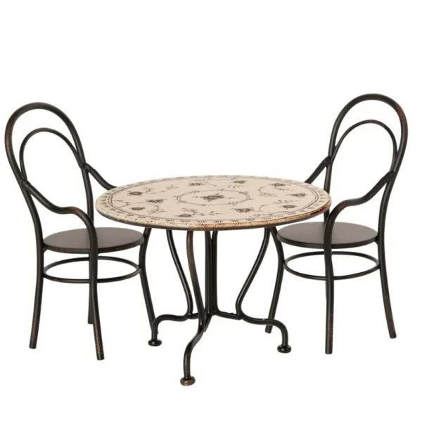 Maileg Dining Table Set with 2 Chairs