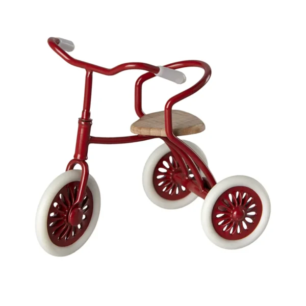 Maileg Abri a Tricycle Mouse Red