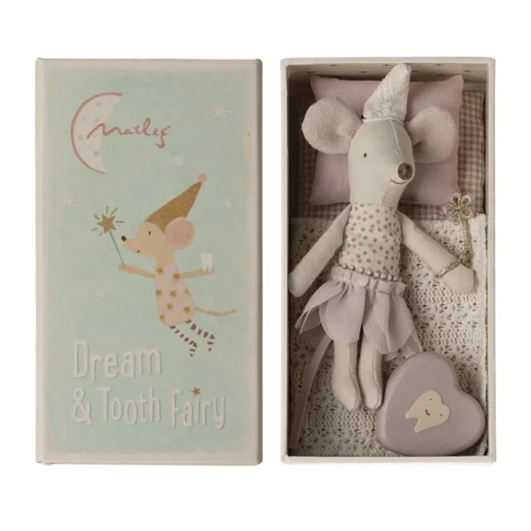 Maileg Tooth Fairy Mouse Little Sister in box