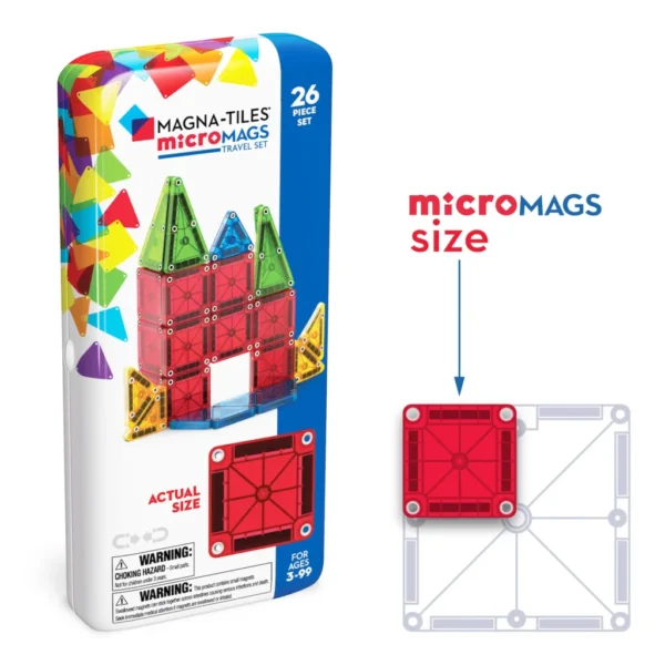 Magna Tiles - microMAGS Travel Set 26Pcs Set