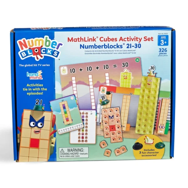 Hand2Mind - Numberblocks® MathLink® Cubes 21-30 Activity Set