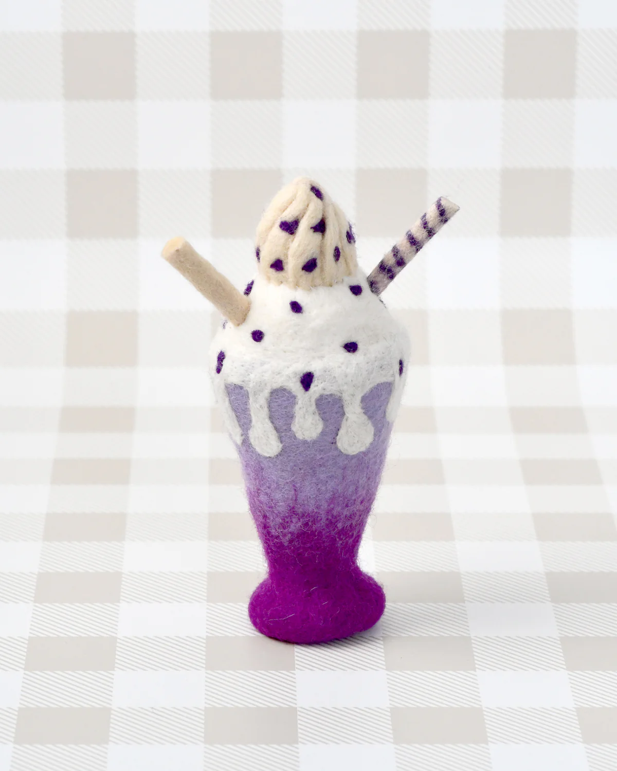 Tara Treasures - Felt Blueberry Milk Shake Play Food