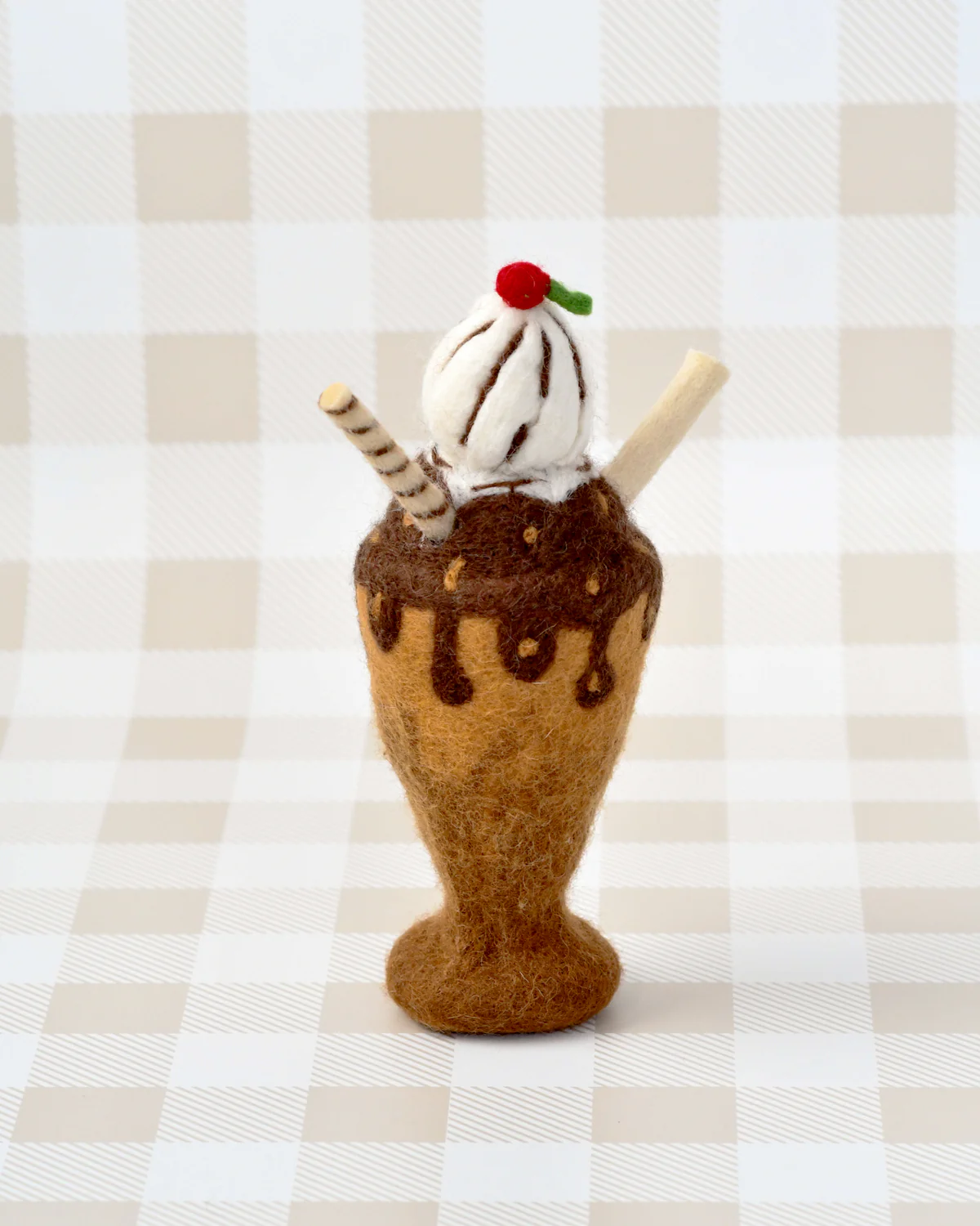 Tara Treasures - Felt Chocolate Milk Shake Play Food