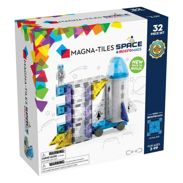 Magna Tiles - Space + microMAGS 32 Pcs Set