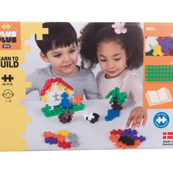 Plus Plus - BIG - Learn to Build - 60 pcs