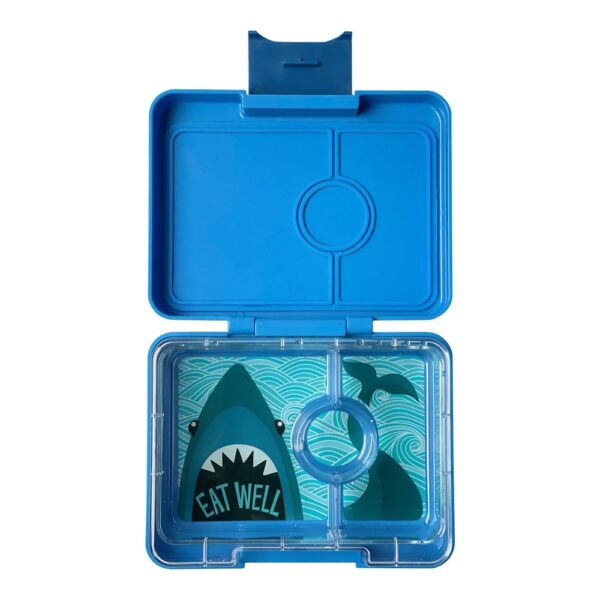 Yumbox Snack Box 3 Compartment - Surf Blue Shark