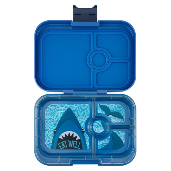 Yumbox Panino Lunch Box 4 Compartment - Surf Blue Shark