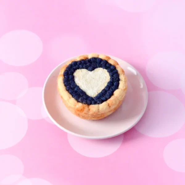 Tara Treasures - Felt Blueberry Tart