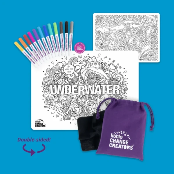 little Change Creators - UNDERWATER Re-FUN-able™ Colouring Set