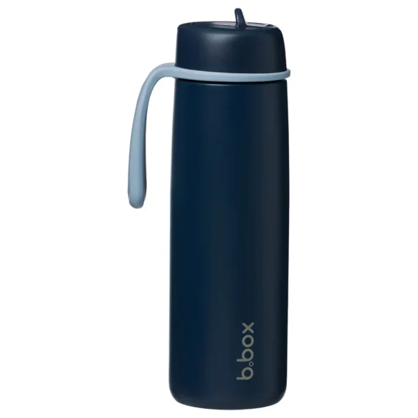 b.box Insulated Flip Top Bottle - 690ml - Midnight