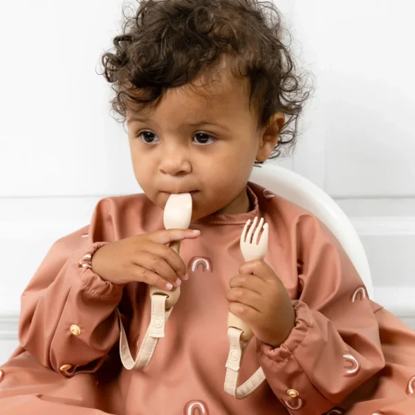 BIBaDo – Baby Weaning Coverall Bib – Chasing Rainbows