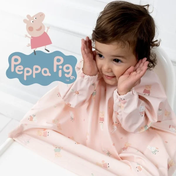 BIBaDo – Baby Weaning Coverall Bib – Peppa Pig