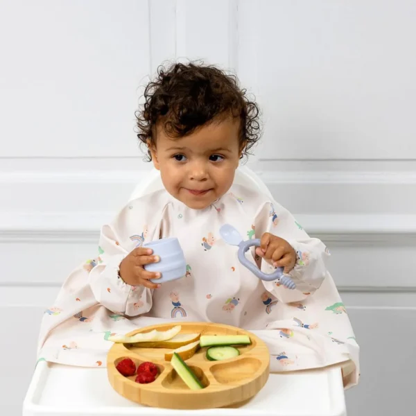 BIBaDo – Baby Weaning Coverall Bib – George Pig
