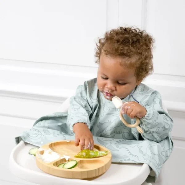 BIBaDo – Baby Weaning Coverall Bib – Dino Roar
