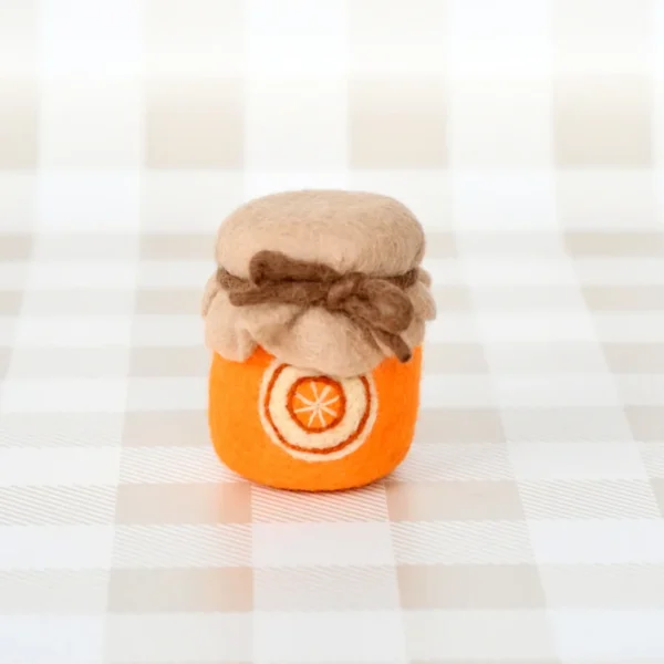 Tara Treasures - Felt Orange Marmalade Jar
