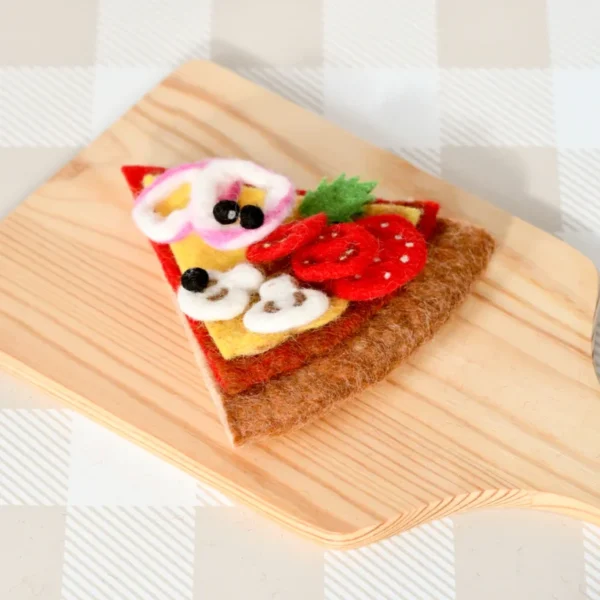 Tara Treasures - Felt Mushroom Pizza Slice