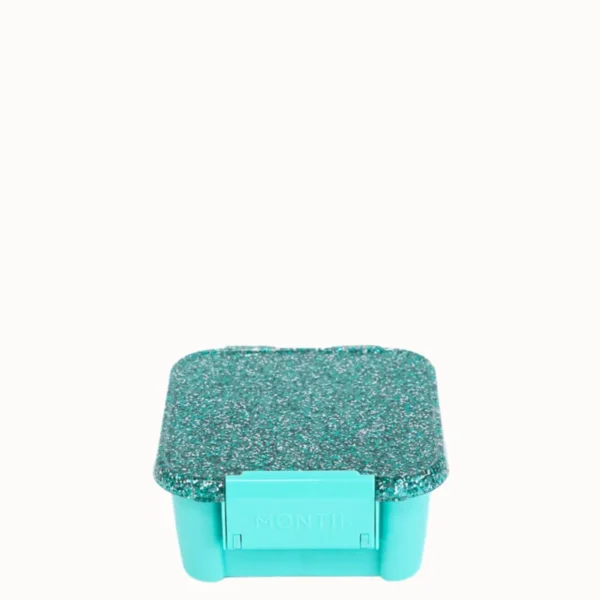 MontiiCo Bento Two Snack Box - Turquoise Glitter